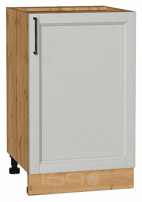 Шкаф нижний с 1-ой дверцей Сканди Grey Silkwood/Дуб Вотан 816*500*480