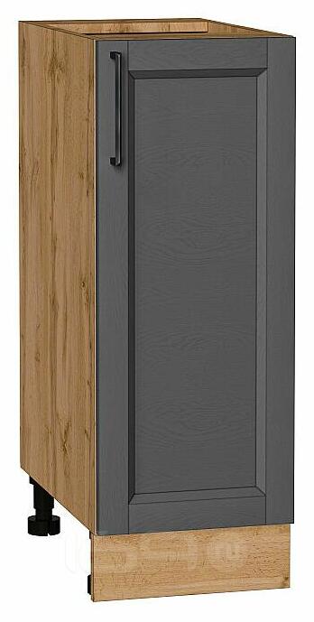 Шкаф нижний с 1-ой дверцей Сканди Stormy Silkwood/Дуб Вотан 816*300*480