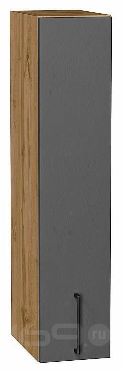Шкаф верхний бутылочница Сканди Stormy Silkwood/Дуб Вотан 920*200*320