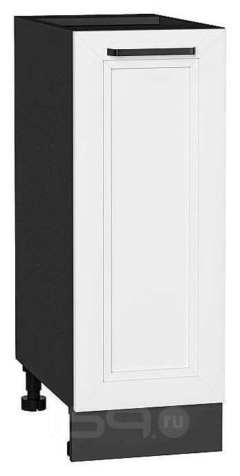Шкаф нижний с 1-ой дверцей Нео White Silk/Graphite 816*300*480