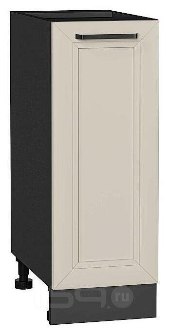 Шкаф нижний с 1-ой дверцей Нео Cream Silk/Graphite 816*300*480