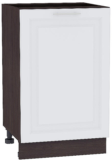 Шкаф нижний с 1-ой дверцей Ницца Royal Н 500 Blanco-Венге