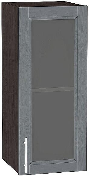 Шкаф верхний с 1-ой остекленной дверцей Сканди В 300 Graphite Softwood-Венге