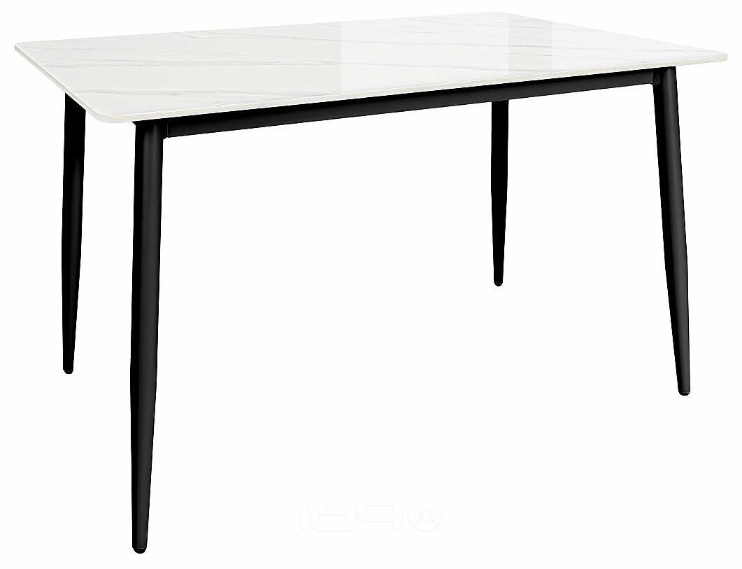 Стол Uni-Form-S2.2B SBlack/White Gloss Marble 727*1300*700