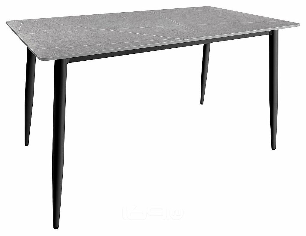 Стол Uni-Form-S2.2B SBlack/Grey Matt Cliff 727*1300*700