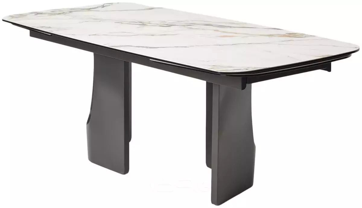 Стол BIRGER 200 KL-188 Контрастный мрамор, итальянская керамика, ®DISAUR