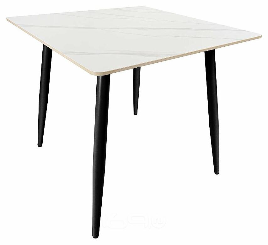 Стол Uni-Form-S.2B SBlack/White Matt Marble 727*800*800