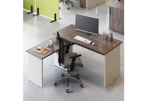 Стол письменный Лиани, цвет шамони темный