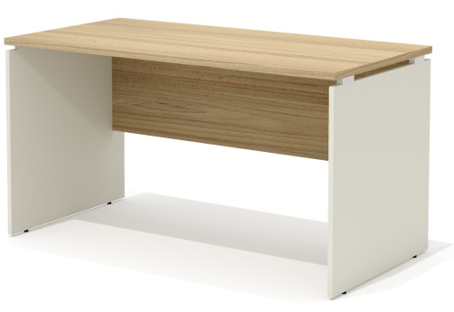 Стол рабочий прямой Некста, цвет вяз + беж