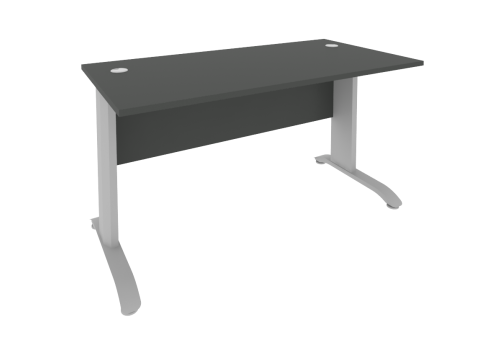 Стол письменный на металлоопорах Нотте, цвет антрацит