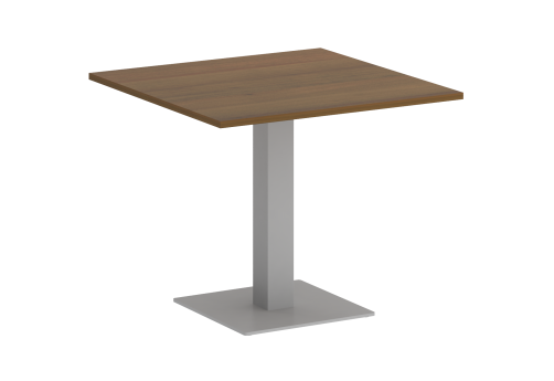Стол для переговоров квадратный, цвет орех