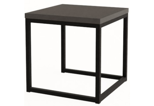 Стол журнальный квадратный маленький Винси 1, цвет графит