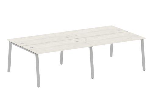 Стол на 4 рабочих места, цвет дуб новара