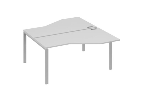 Рабочая станция эргономичная (2х160) Мира Нумо, цвет серый + серый