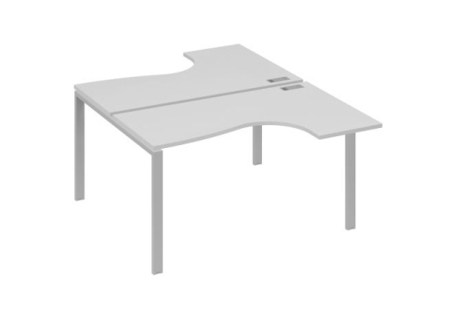 Рабочая станция эргономичная (2х140) Мира Нумо, цвет серый + серый