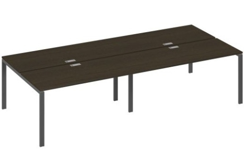 Рабочая станция (4х160) Мира Нумо, цвет венге + антрацит