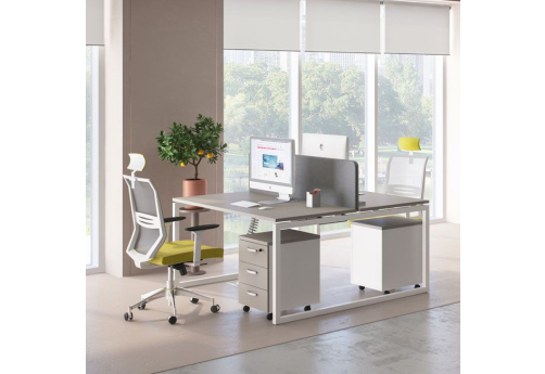 Рабочая станция (2х120) Мира Одри, цвет мокко премиум + белый