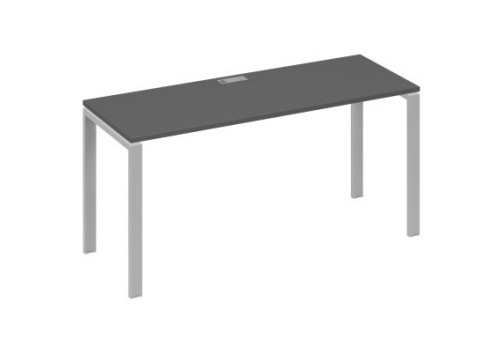 Стол письменный Мира Нумо, цвет антрацит премиум + серый