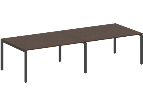 Стол для переговоров (2 столешницы), цвет венге