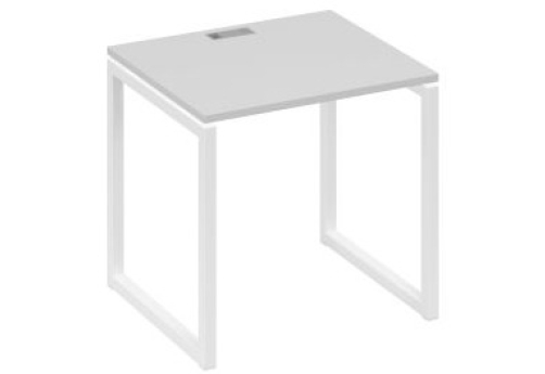 Стол письменный Мира Одри, цвет серый + белый