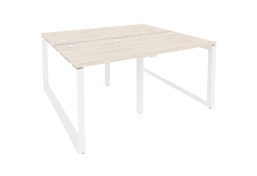 Рабочая станция, 1560х1475х750 мм, цвет денвер светлый + белый
