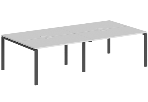 Рабочая станция Индиго Сет, цвет белый + антрацит