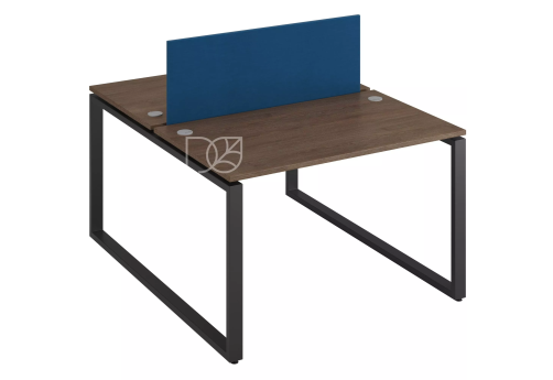 Стол на 2 рабочих места (с просветом), цвет дуб Аризона