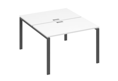 Рабочая станция (2х120) Мира Нумо, цвет белый премиум + антрацит