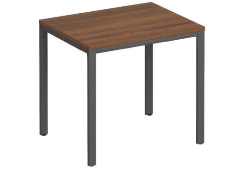 Стол письменный на металлокаркасе Прайм Металл 25, цвет орех + антрацит