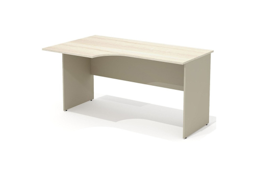 Стол эргономичный левый Гардения Офис, цвет дуб сонома