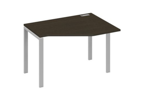 Стол эргономичный правый Мира Нумо, цвет венге + серый