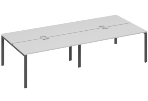 Рабочая станция (4х160) Мира Нумо, цвет серый + антрацит