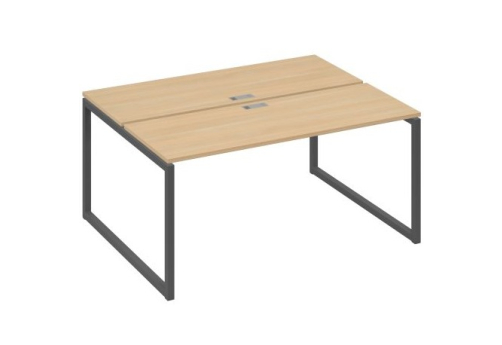 Рабочая станция (2х160) Мира Одри, цвет натуральный дуб + антрацит