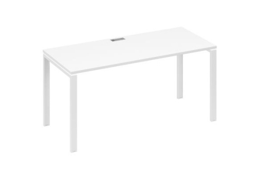 Стол письменный Мира Нумо, цвет белый премиум + белый