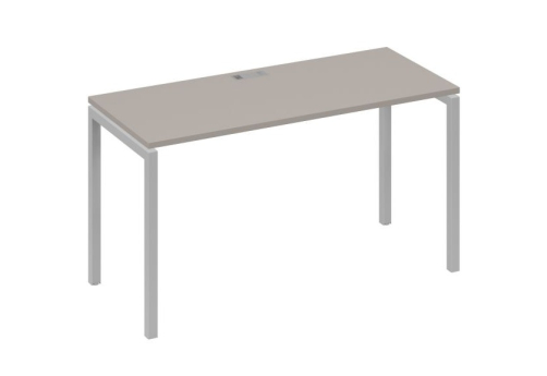 Стол письменный Мира Лофт, цвет мокко премиум + серый