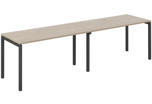 Рабочая станция Индиго Форт, цвет дуб темный + антрацит