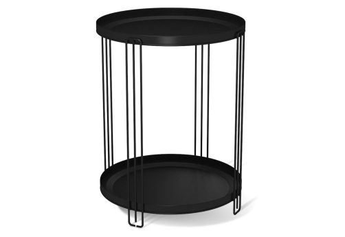 Стол журнальный Лето 1030, цвет черный муар