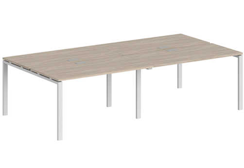 Рабочая станция Индиго Сет, цвет дуб светлый + белый