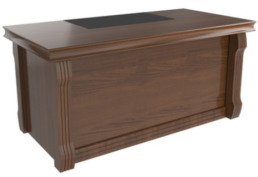 Стол рабочий Оливия, цвет темный орех