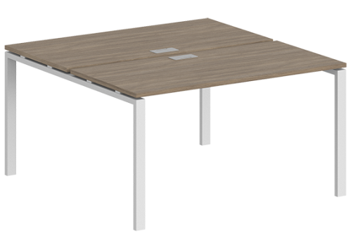 Рабочая станция Индиго Сет, цвет дуб темный + белый