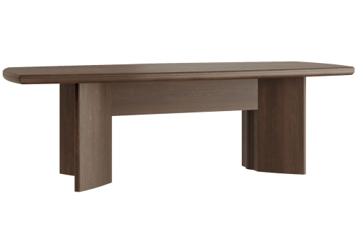 Стол для переговоров, цвет темный дуб