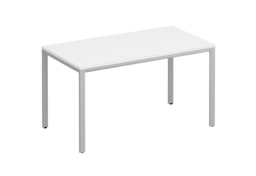 Стол письменный на металлокаркасе Прайм Металл 25, цвет белый + серый