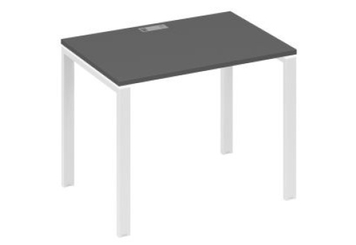 Стол письменный Мира Нумо, цвет антрацит премиум + белый