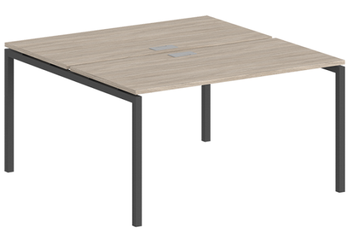 Рабочая станция Индиго Форт, цвет дуб светлый + антрацит