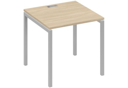 Стол письменный Мира Лофт, цвет дуб скандинавский + серый