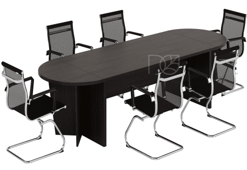 Стол для переговоров, 2700х900х765 мм, цвет венге