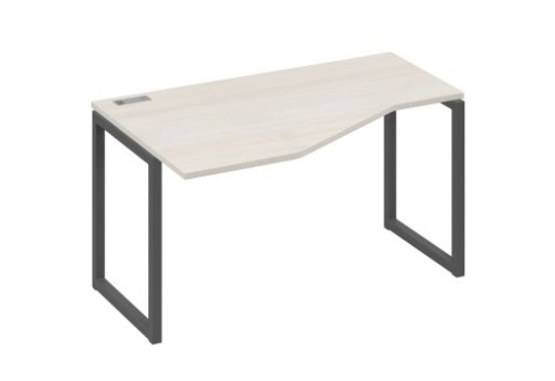 Стол эргономичный левый Мира Одри, цвет дуб шамони + антрацит