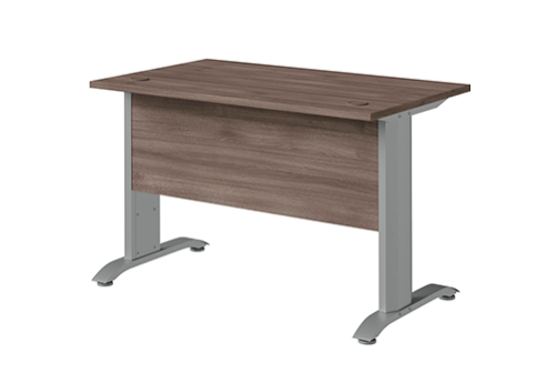 Стол письменный на металлоопорах Лиани, цвет шамони темный