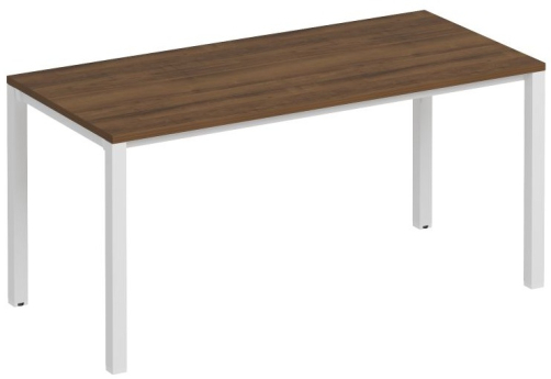 Стол письменный Прайм Металл 50, цвет орех + белый