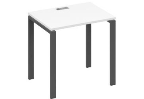 Стол письменный Мира Нумо, цвет белый премиум + антрацит